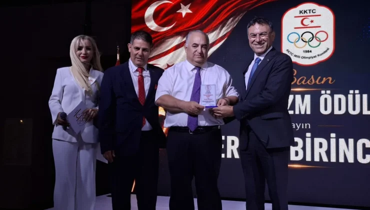 TİMBİR Yüksek İstişare Kurulu Üyesi Ertan Birinci’ye KKTC Milli Olimpiyat Komitesi’nden ödül