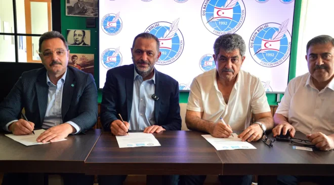 KKTC Dış Basın Birliği, TİMBİR ve TDGF arasında İş Birliği protokolü imzalandı