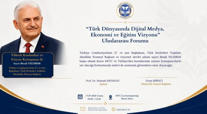 KKTC’de dijital medya, ekonomi ve eğitim vizyonu forumu düzenleniyor