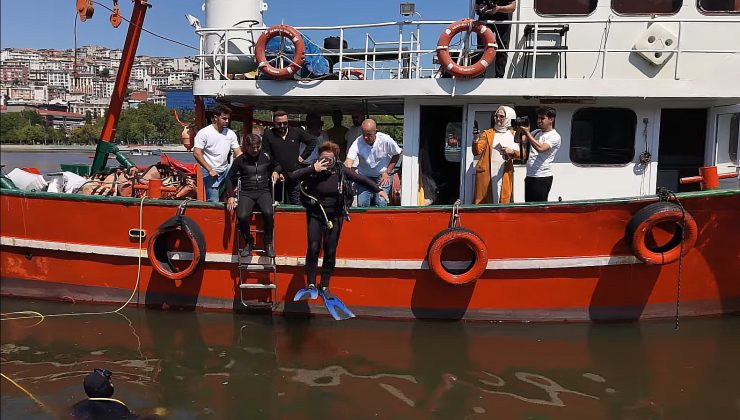 Haliç’te çevre farkındalık dalışı: “Canlıların yaşaması asla mümkün değil”