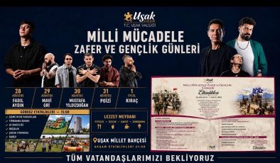 Milli Mücadele, Zafer ve Gençlik Günleri Uşak’ta Coşkuyla Kutlanacak