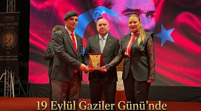 19 Eylül Gaziler Günü’nde Adil Koçalan’a Anlamlı Ödül